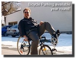 Bicycle Parking available year-round!