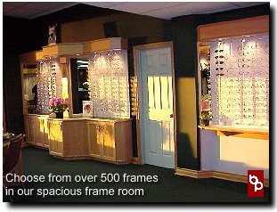 Large selection of frames available in office